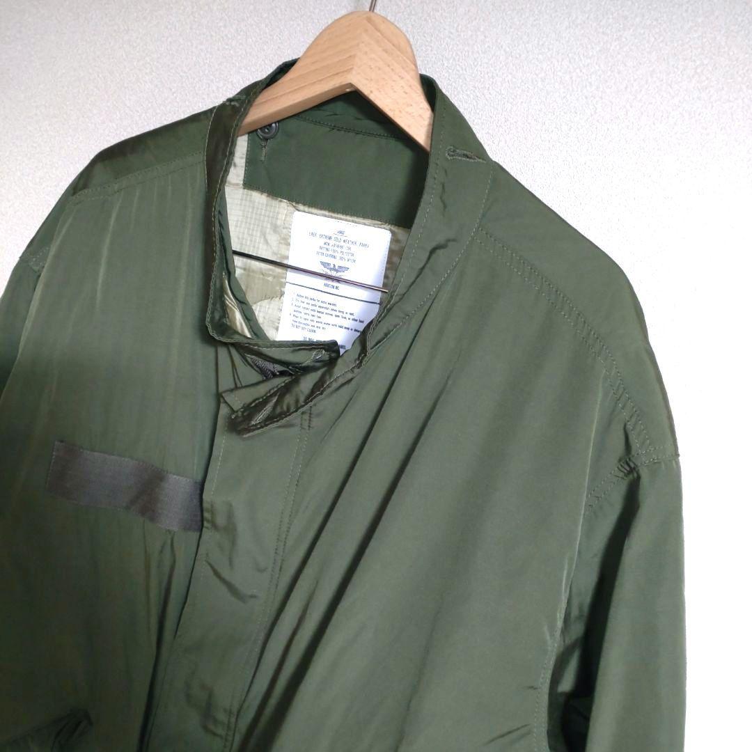 【美品】HOUSTON　メンズ　ライナー付　モッズコート　カーキ　L