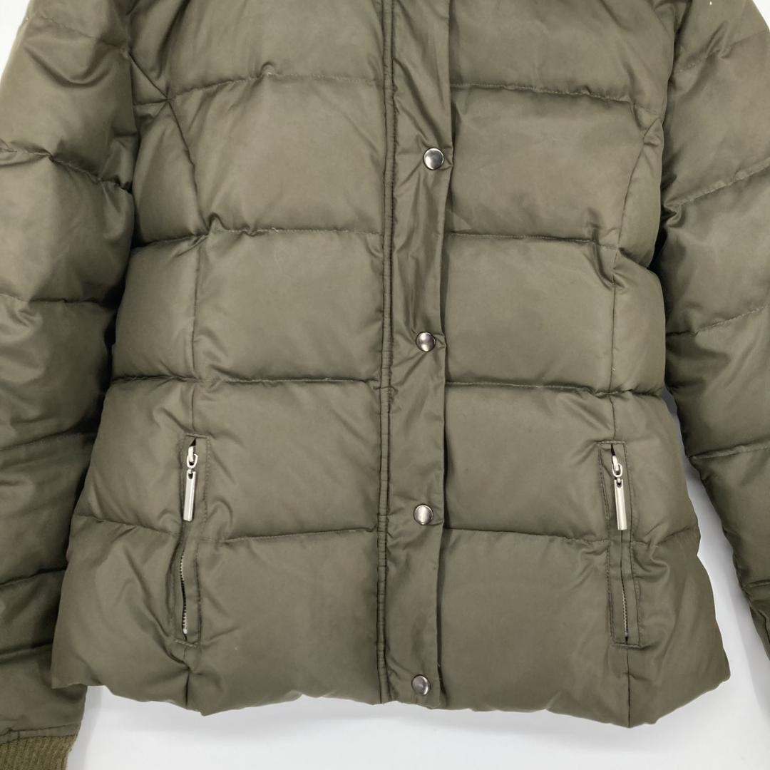 PREMA INCLUSION カーキ ダウンジャケット ファー付き 38サイズ