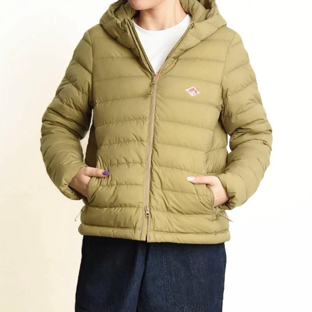 美品 ダントン Bshop ミドルダウンフードジャケット 近年モデル レディース