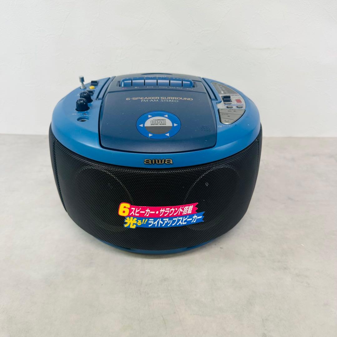 希少　aiwa アイワ CDラジカセ CSD-MR1 全方位スピーカー