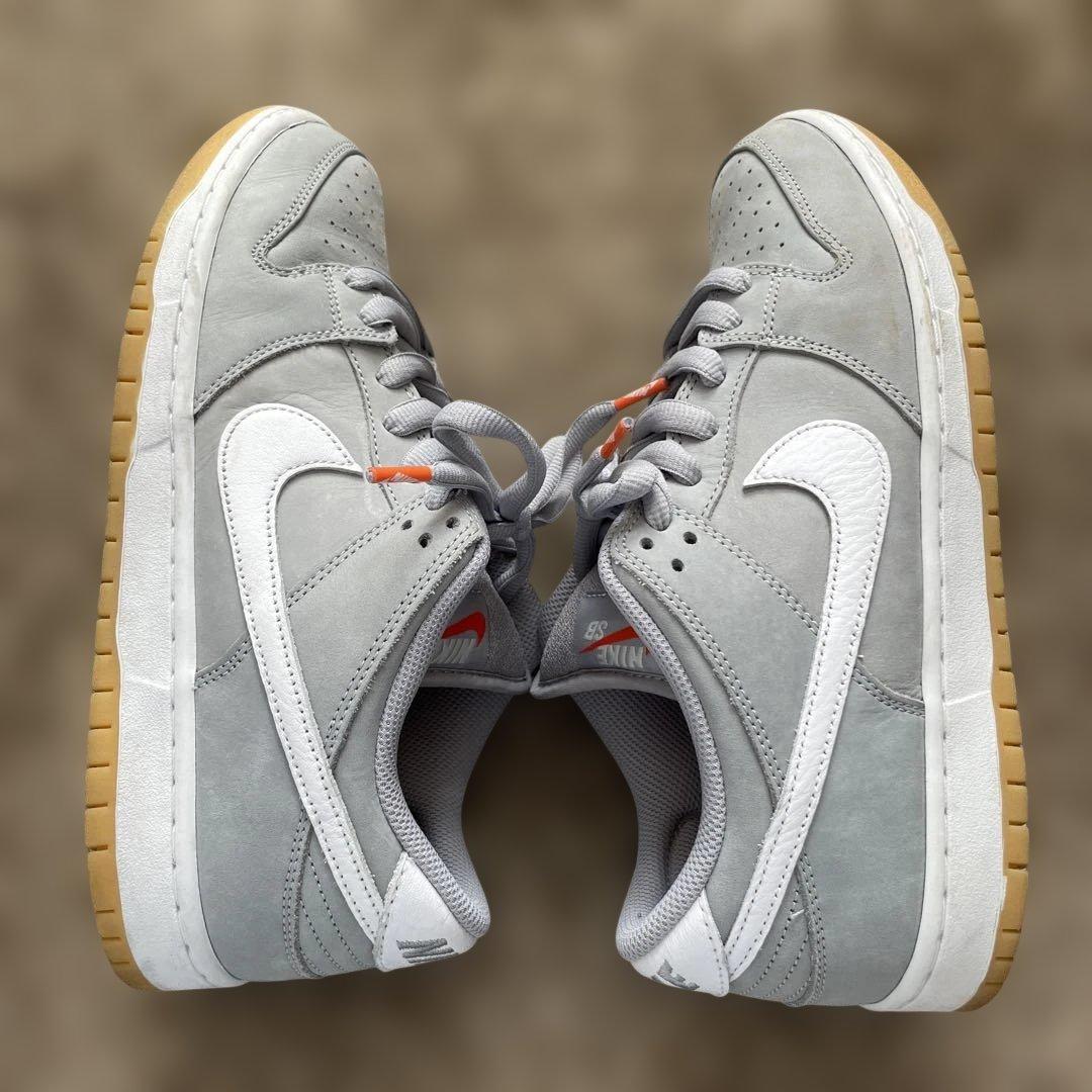 靴 Nike SB Dunk Low Orange Label \"Grey Gum\"
