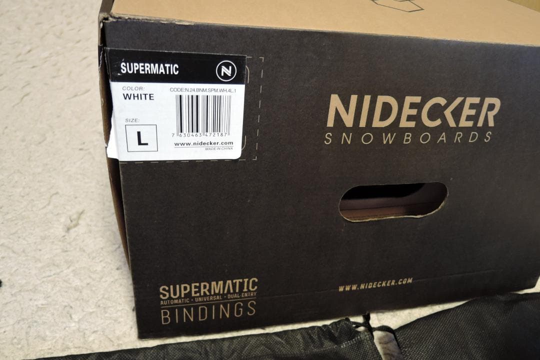 NIDECKER SUPERMATIC size:L ホワイト