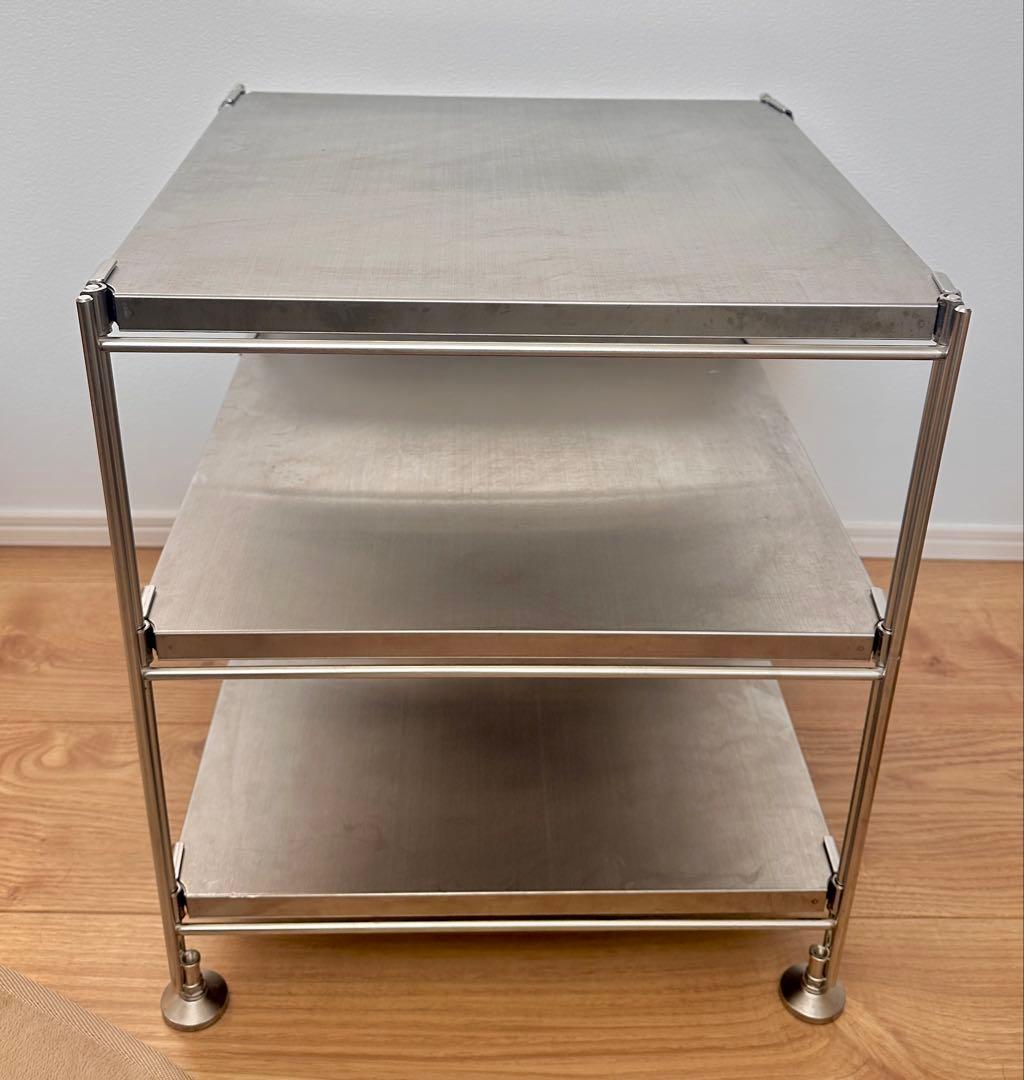 無印良品　ステンレスユニットシェルフ・ステンレス　42cm幅