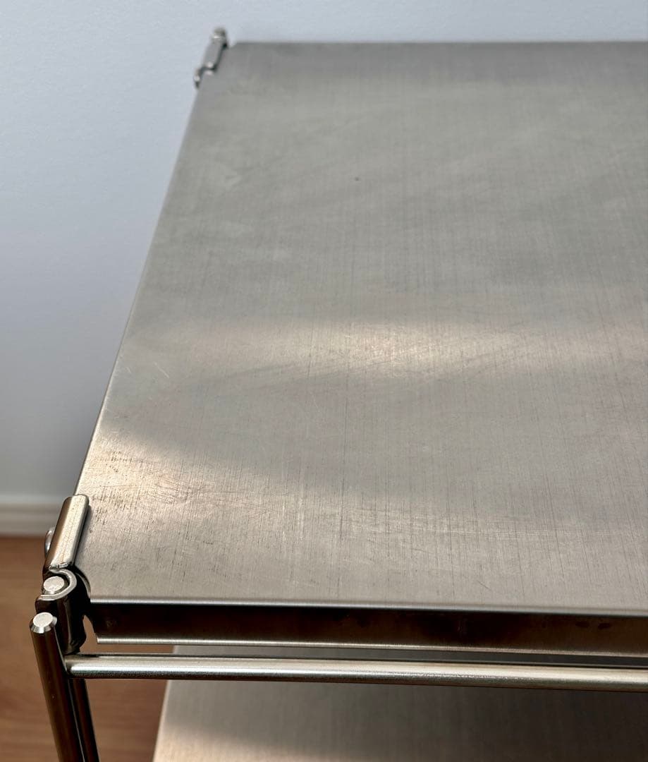 無印良品　ステンレスユニットシェルフ・ステンレス　42cm幅