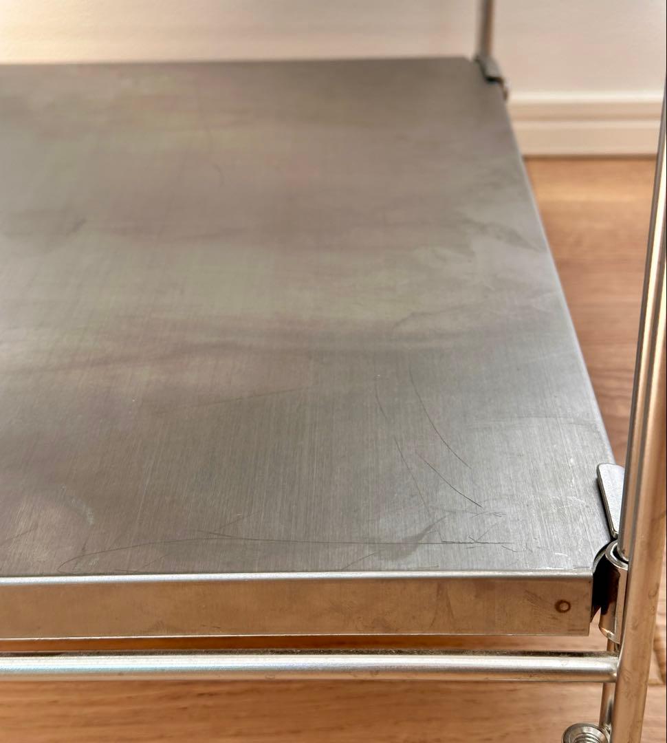 無印良品　ステンレスユニットシェルフ・ステンレス　42cm幅