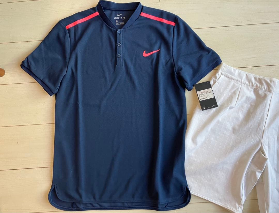 メンズ新品 NIKEナイキ アドバンテージポロシャツ ネイビーL