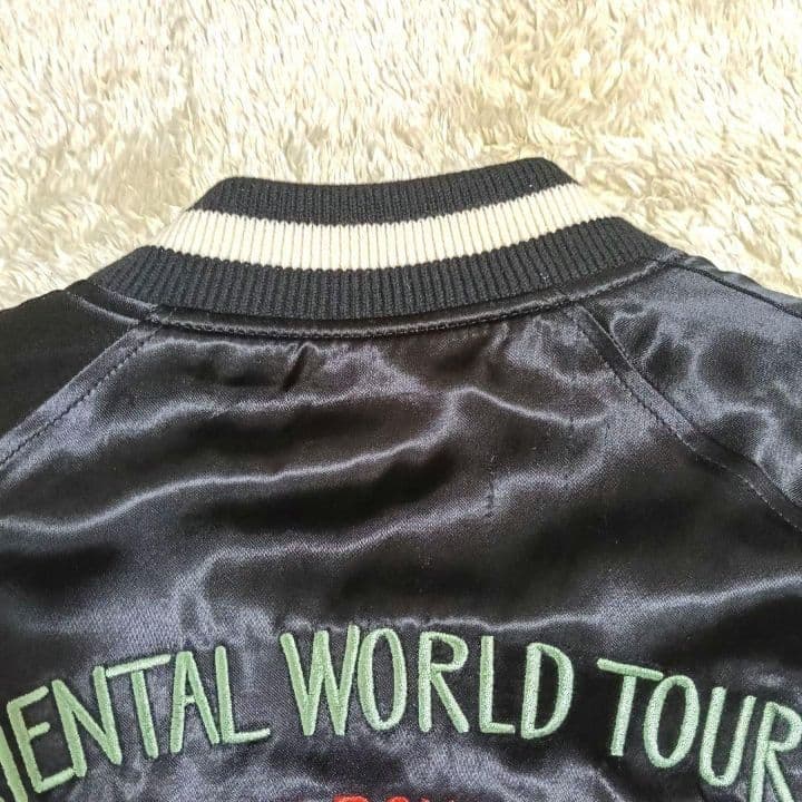 ✅️出品→10/19迄✅️新品タグ付き Schott NYC スカジャン サテン