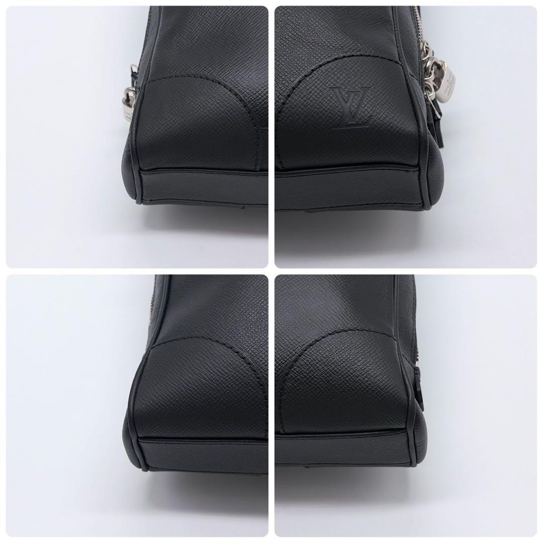 【美品】ルイヴィトン ビジネスバッグ イゴール　タイガ　ブラック 黒