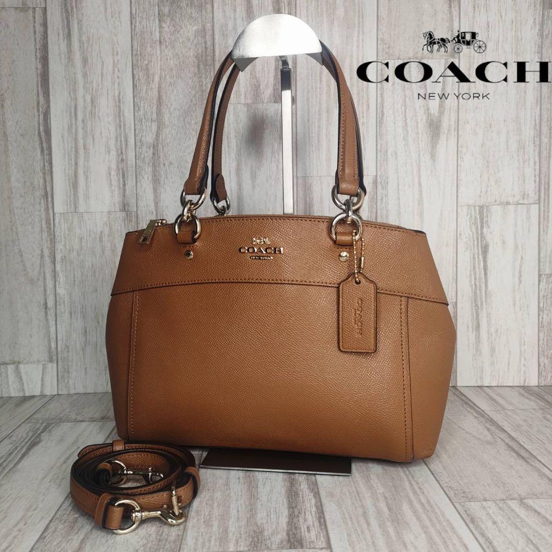 50 COACH コーチ　レザー　2WAY ハンドバッグ　ショルダーバッグ
