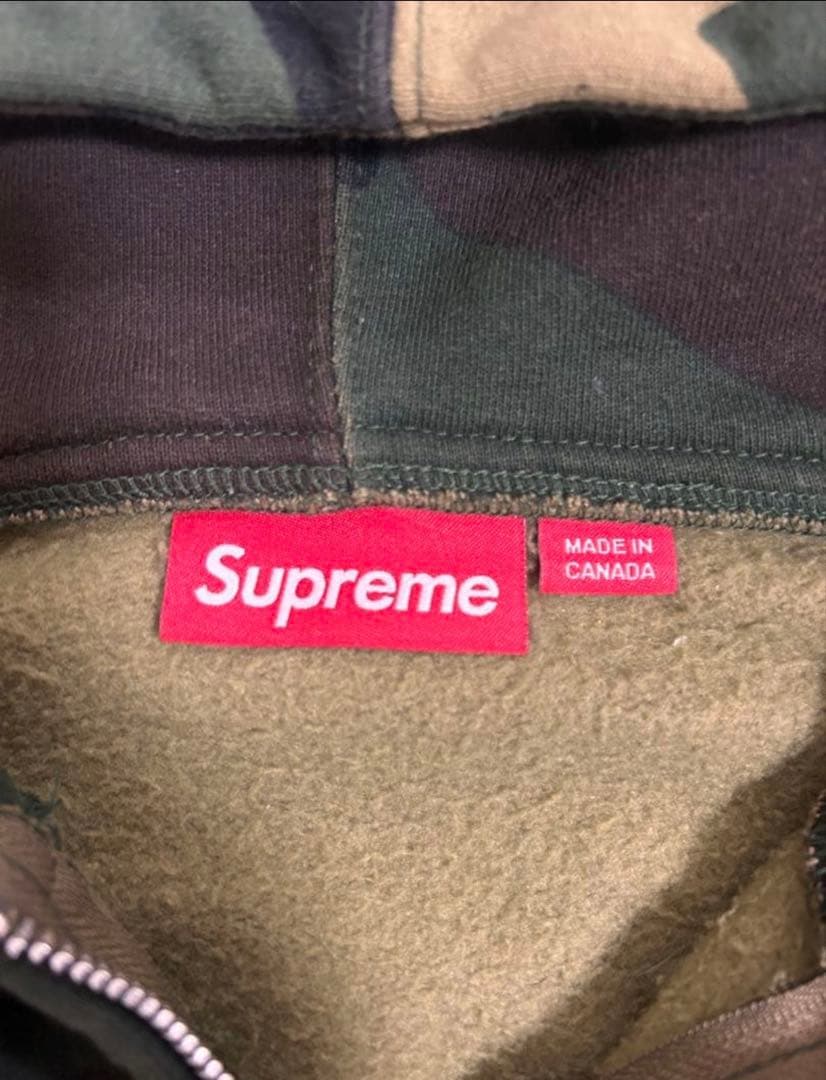 Supreme Collegiate Zip Up パーカー カモ 迷彩 円堂守