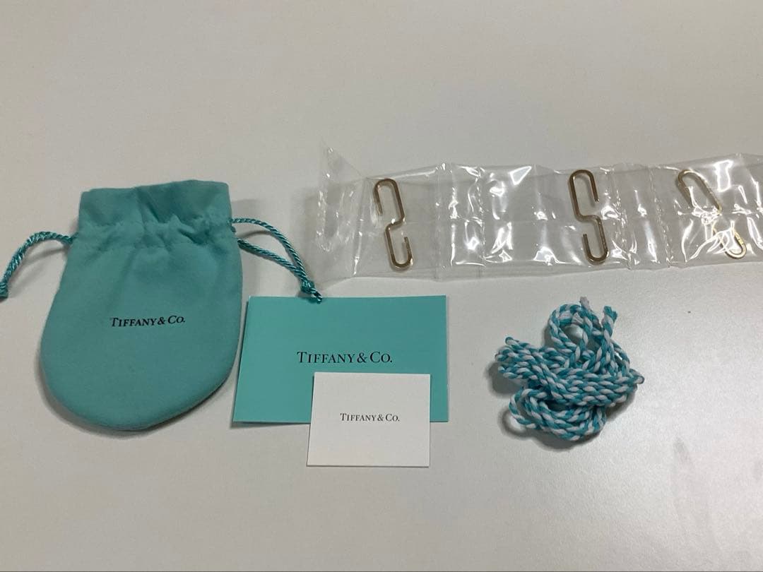 新品　ティファニー　ツリー　オーナメント　金縁　クリスタルガラス　3個セット