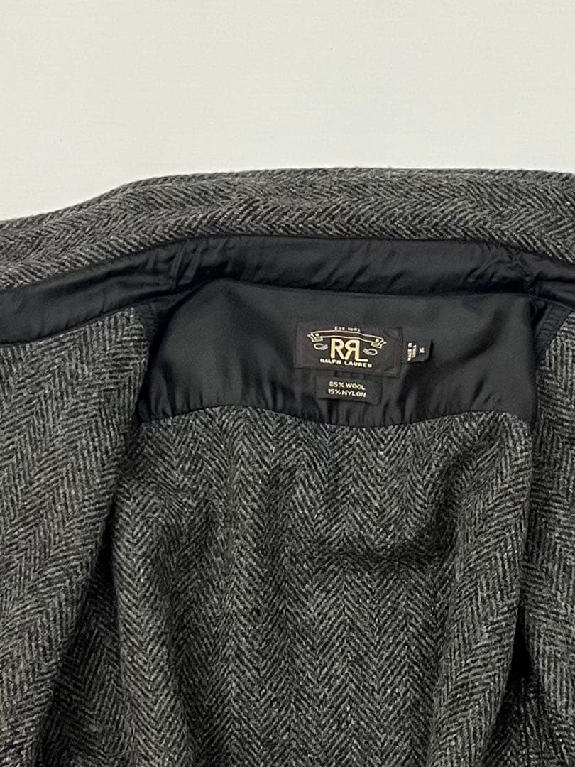 RRL ヘリンボーン ウールシャツ ジャケット　ダブルアールエル