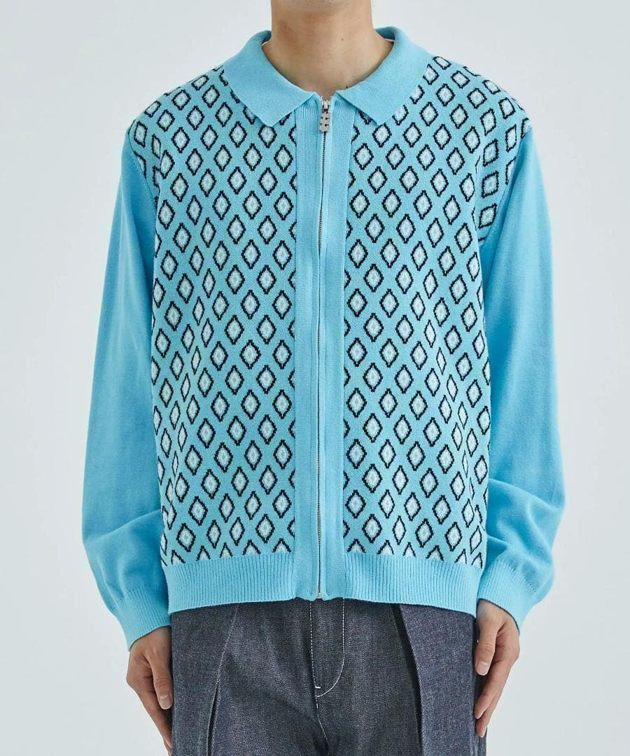 トップス TTT_MSW diamond knit polo