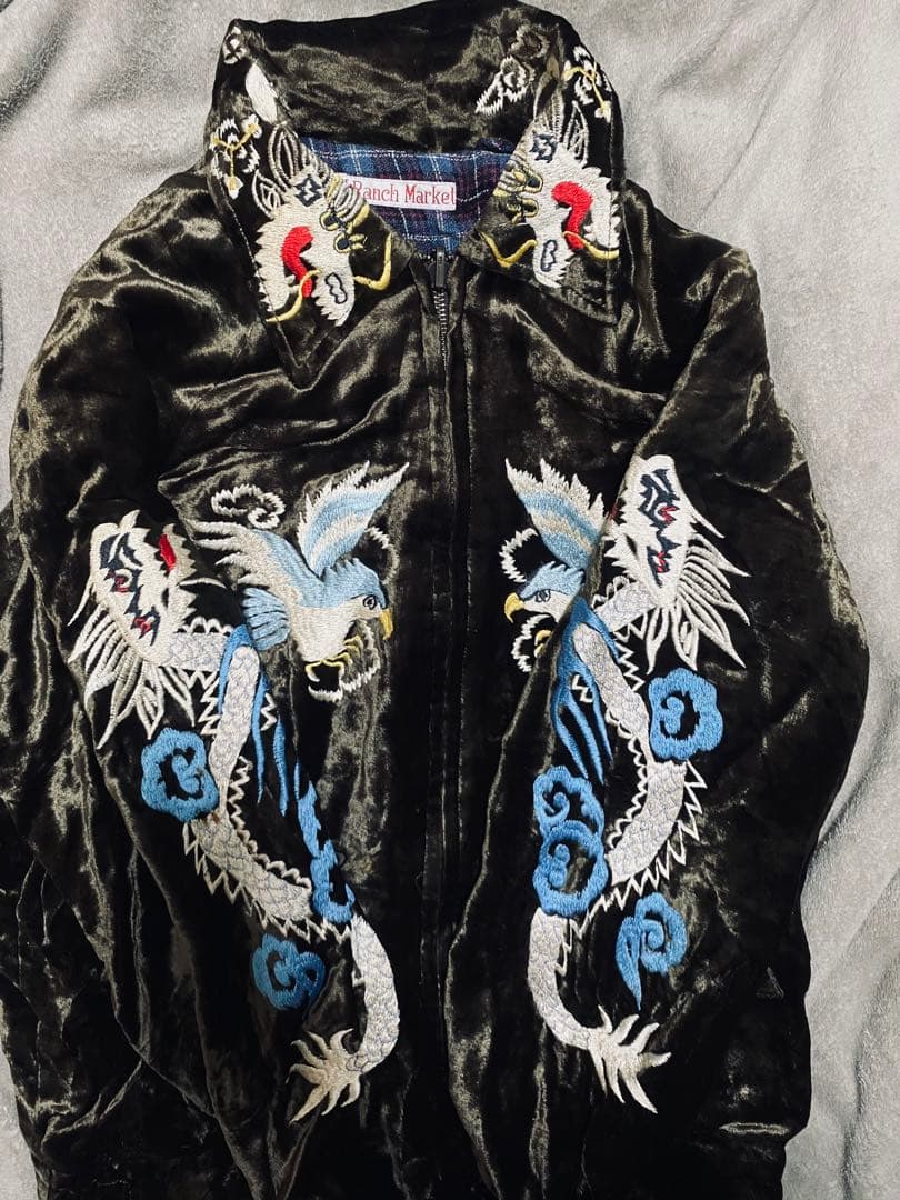 H.Ranch Marker日本 ベルベット スカジャン 限定版　unisex