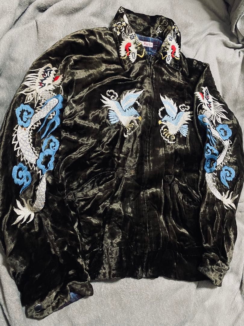 H.Ranch Marker日本 ベルベット スカジャン 限定版　unisex