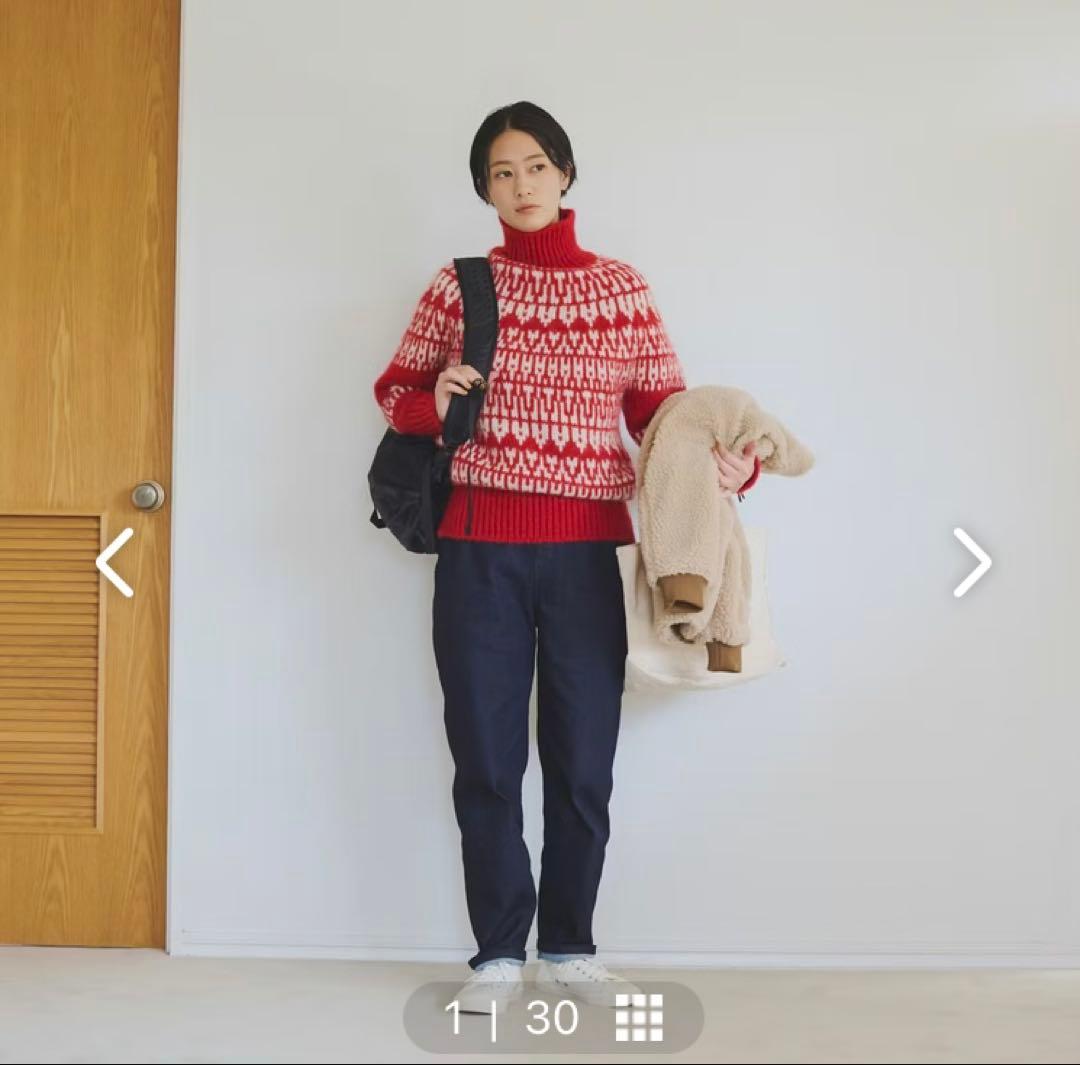 北欧暮らしの道具店： 裏起毛のペグパンツTサイズ•インディゴ