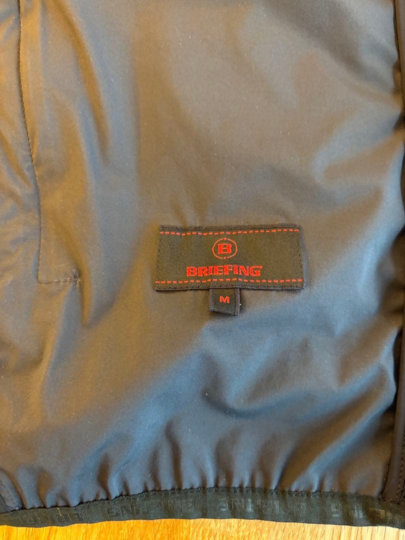 BRIEFING GOLF フード付きナイロンジャケット ブラック