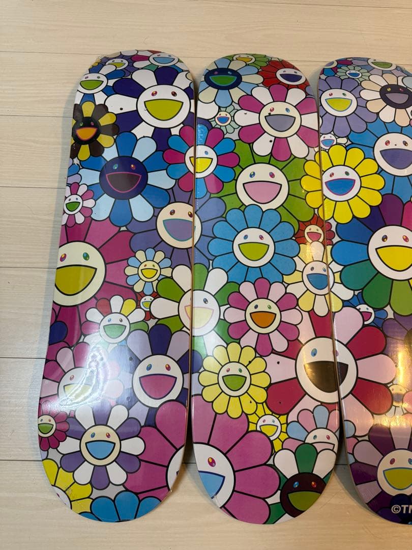 Flower Skateboard Deck 5枚 Set 村上隆