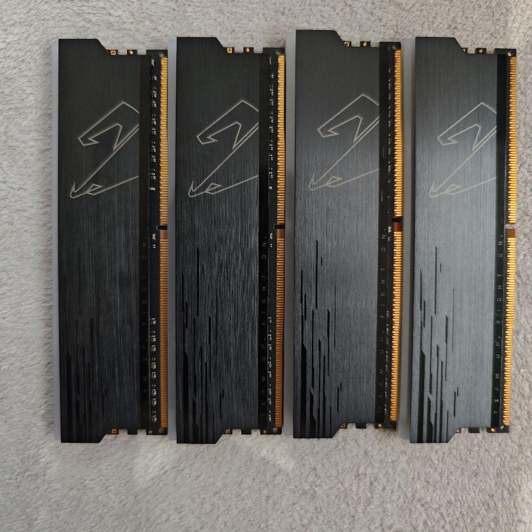 【動作確認済み】AORUS DDR4メモリ 8GB×4(32GB)