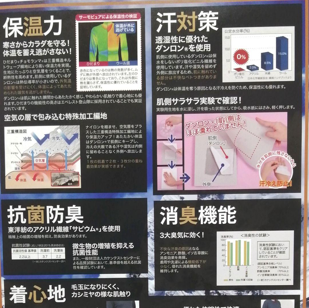 超温か❤️新品 正規品 ひだまり チョモランマ メンズ M 上下セット