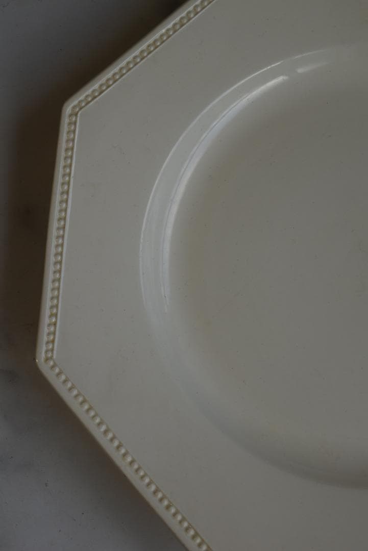 サルグミンヌ　オクトゴナル大皿（30㎝）フランスアンティーク