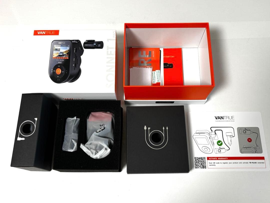 VANTRUE Sonnet S1 Pro ドライブレコーダー STARVIS2