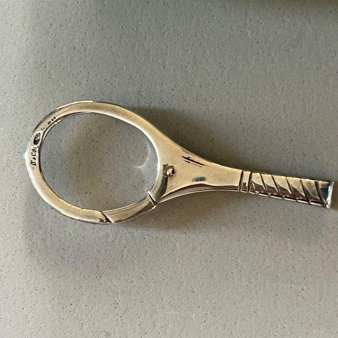 1*1様 TIFFANY&Co. ティファニー　キーリング テニスラケット　シル