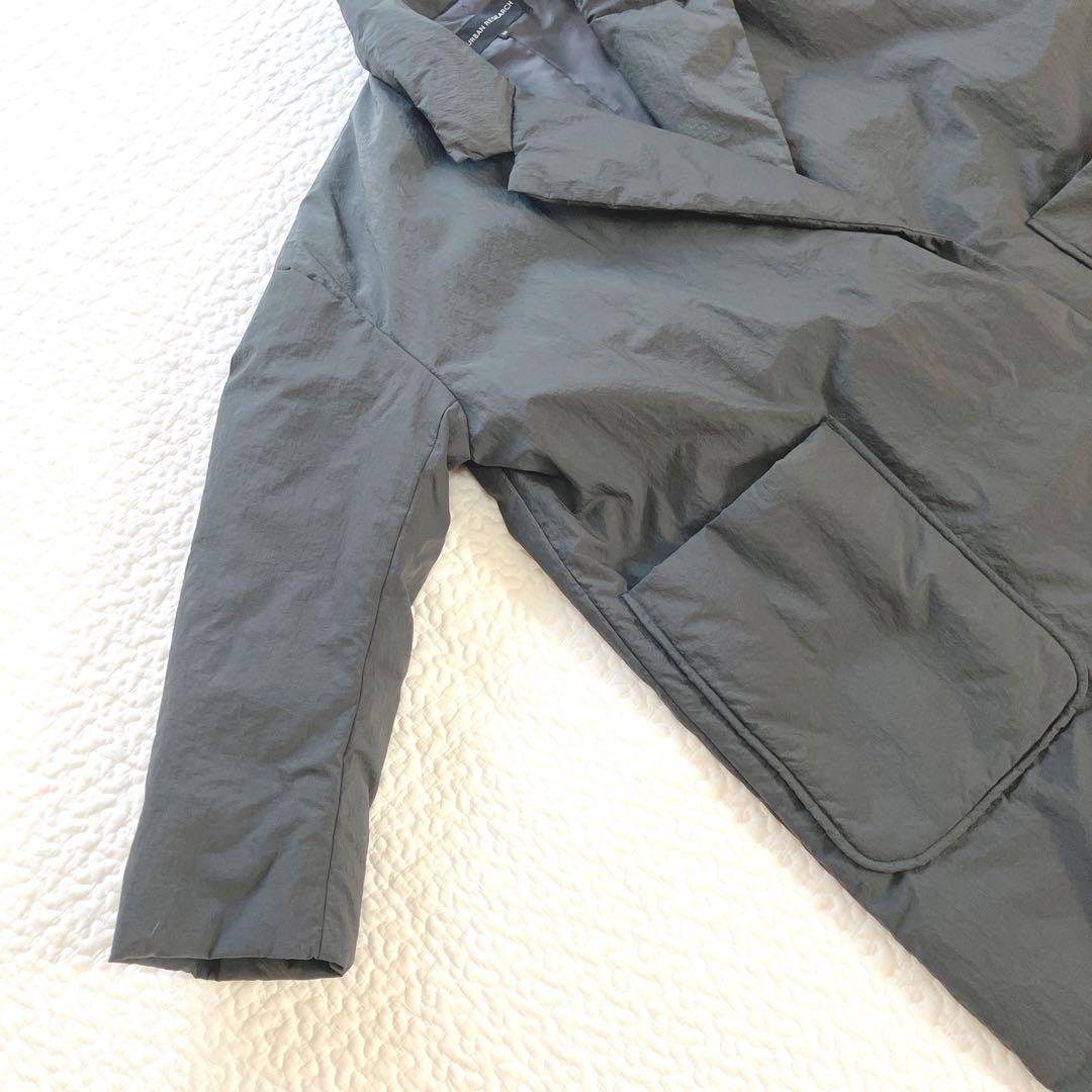 【美品】アーバンリサーチ ステッチレスダウンコート チェスターコート 38