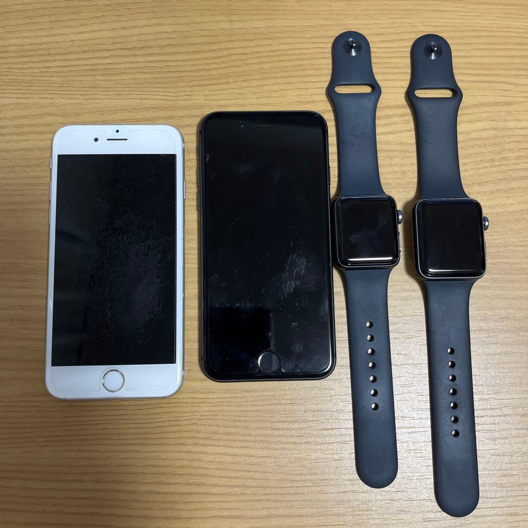 iPhone 6s 8+ Apple Watch 2台 液晶割れ等
