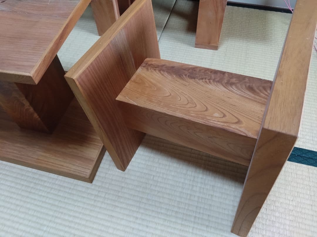 ケヤキスピーカースタンド