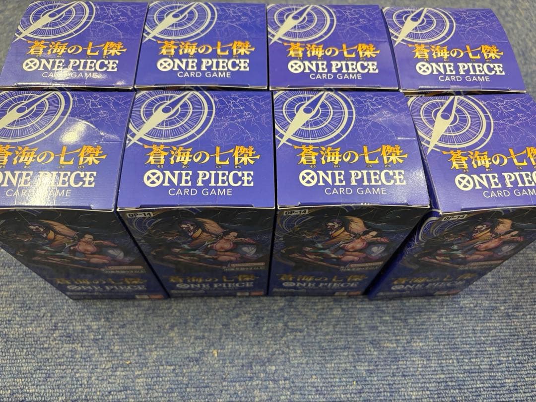 ワンピースカード　蒼海の七傑　8BOX　テープ付き
