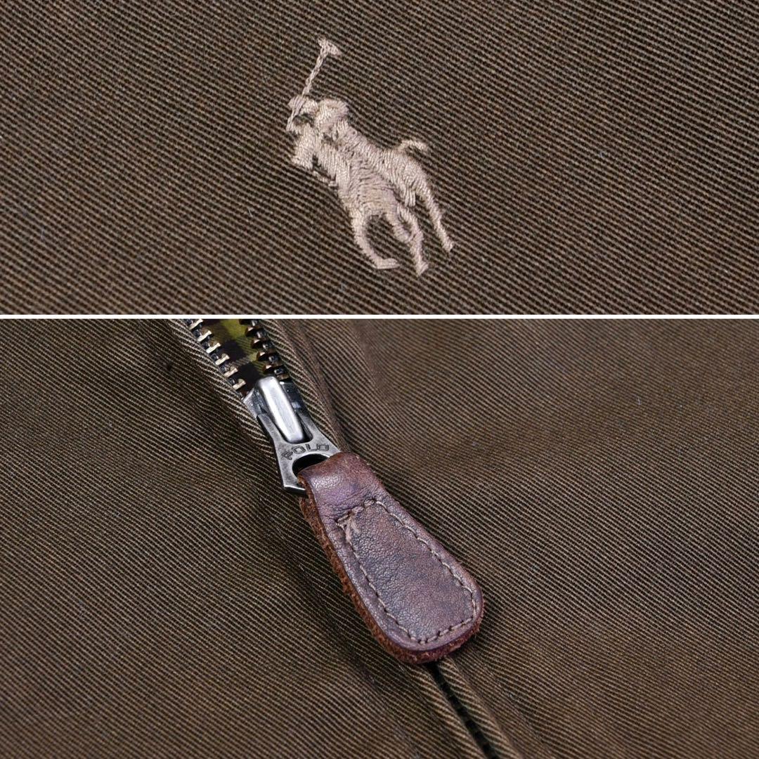 01M595◯ 90s RalphLauren 短丈 スウィングトップ ブルゾン