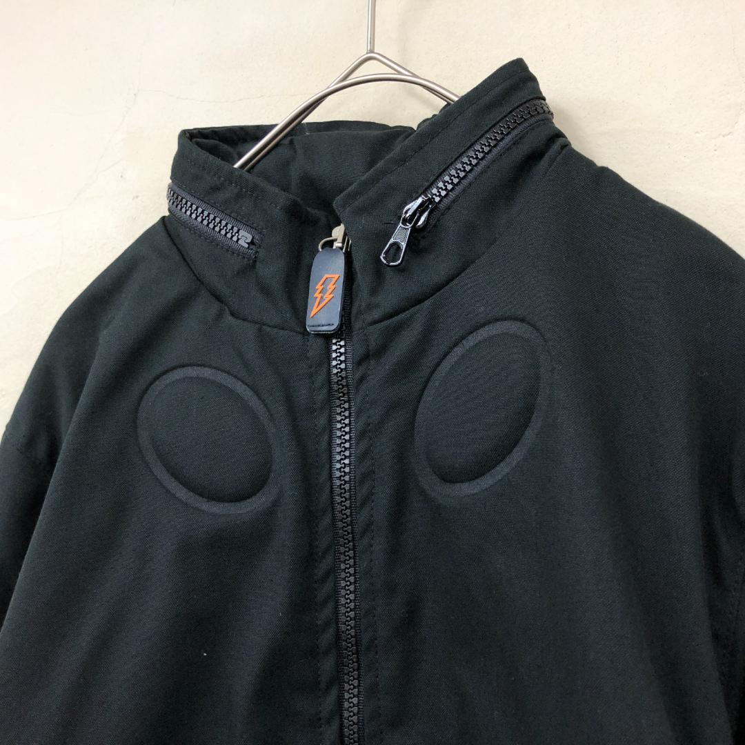 old W&LT ウォルト デザインジャケット ダブルジップ 裏フリース 古着