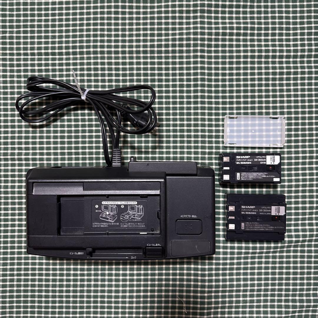 ビデオカメラ　Hi8 SHARP 液晶ビューカム　VL-HL50 充電器付き