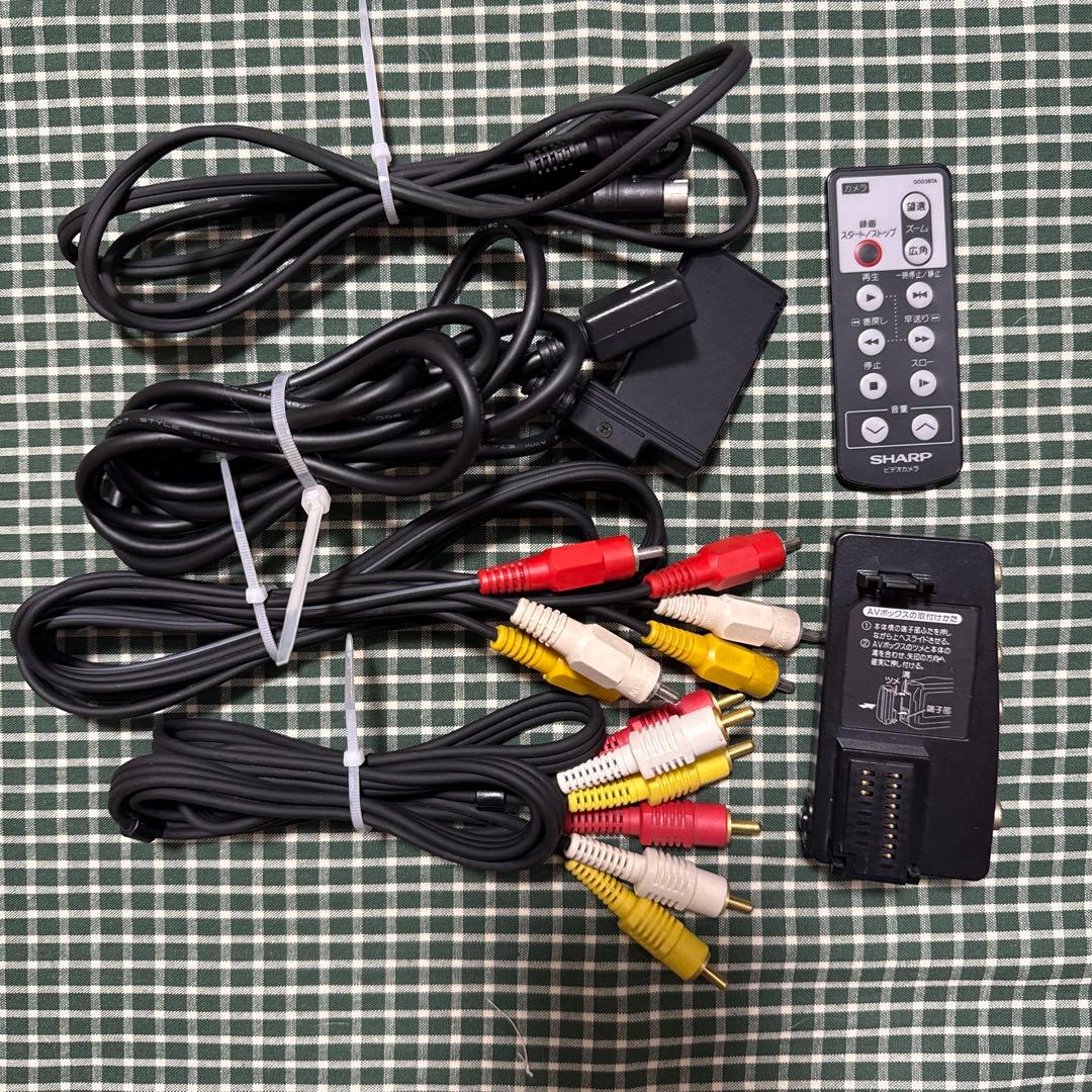 ビデオカメラ　Hi8 SHARP 液晶ビューカム　VL-HL50 充電器付き