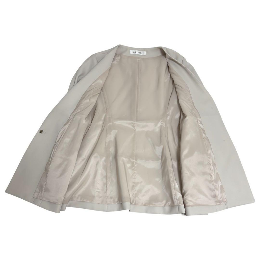 LOUNIE ルーニィ セットアップ ノーカラージャケット パンツ 36