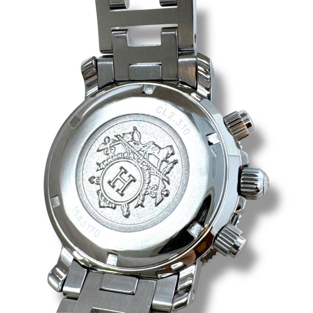 エルメス クリッパー ダイバー CL2.310 クロノ 黒 レディース 腕時計