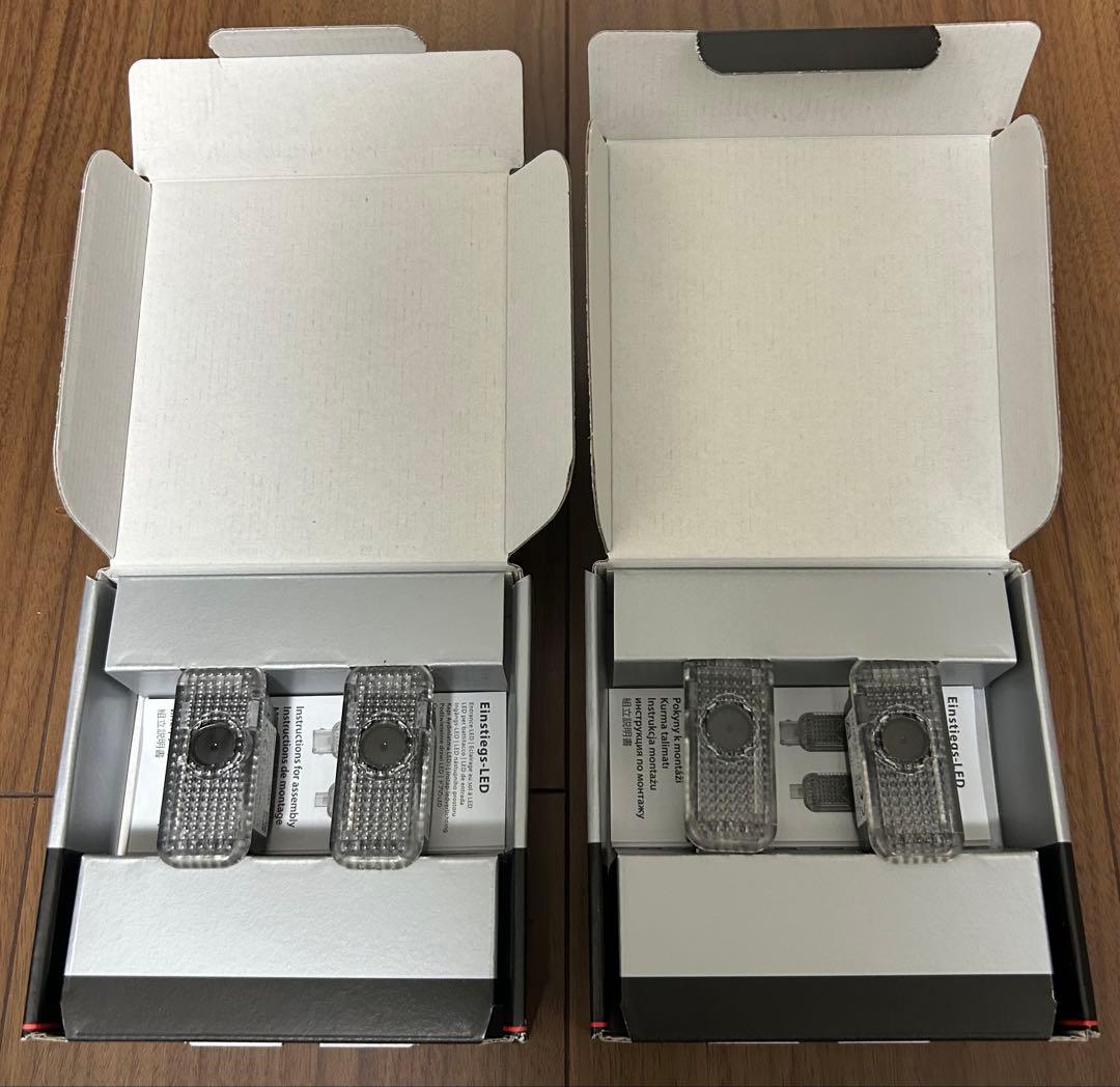 アウディ　ドアエントリーライト　フォーリングス　　2セットまとめ売り