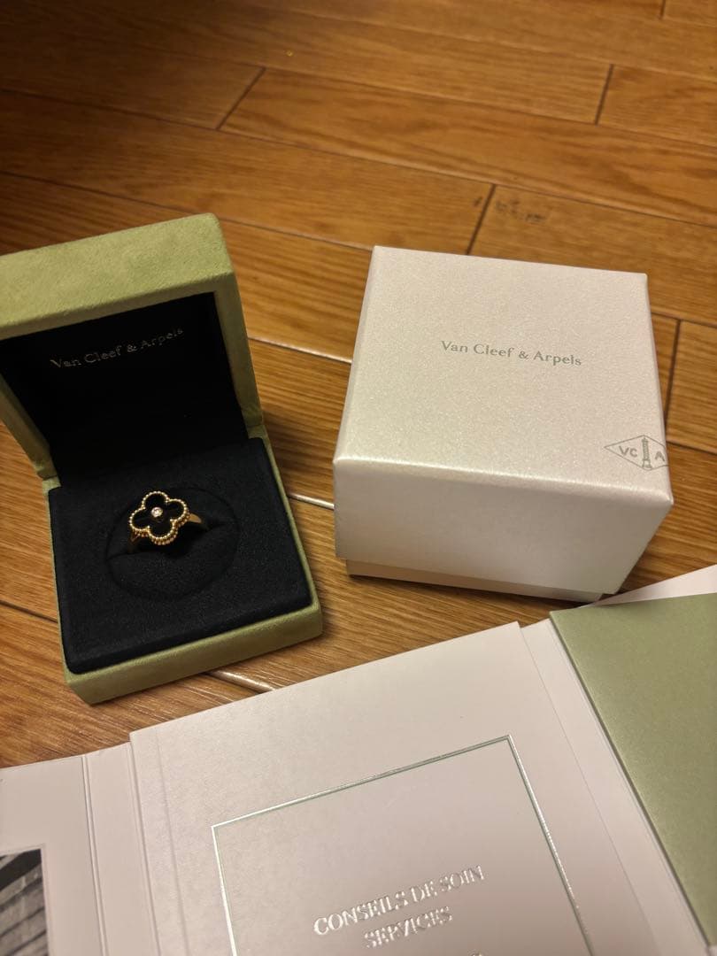 VanCleef＆Arpels ヴィンテージ アルハンブラ リング 55