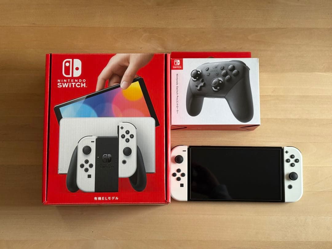 Nintendo Switch 有機ELモデル ホワイト Proコントローラー付