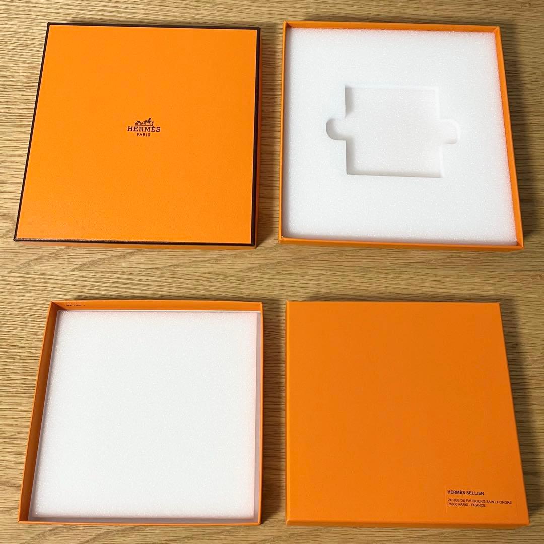 プラチナ カレ No1 トレイ プレート 皿 HERMES エルメス モザイク