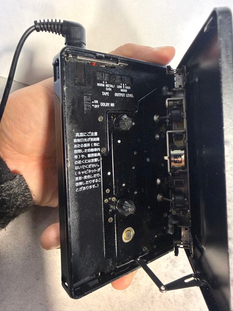 SHARP PiU JC-S100 カセットプレーヤー 日本製 90s ジャンク