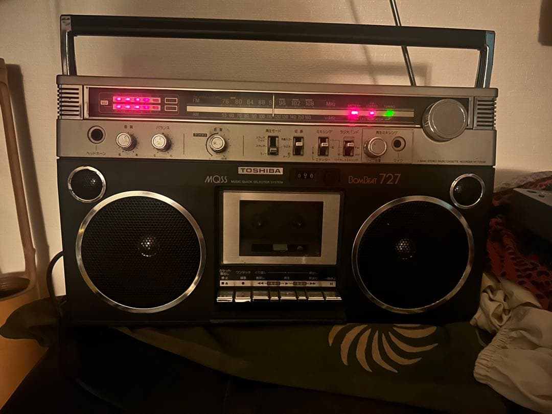 TOSHIBA bombeat 727 ラジカセ 70s 通電可