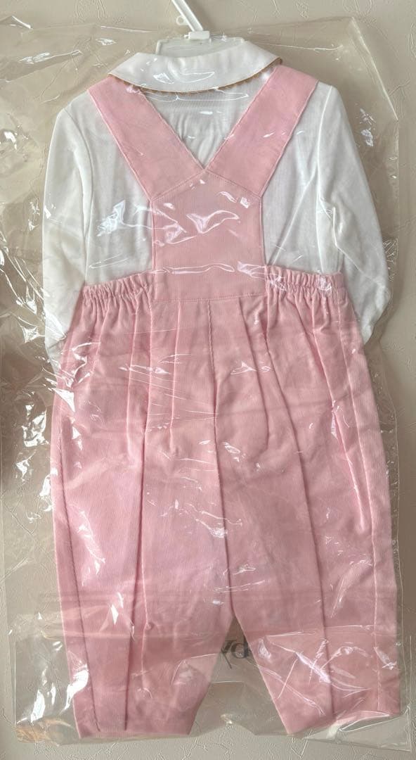 【新品未使用】baby Dior ピンクロンパース 95cm