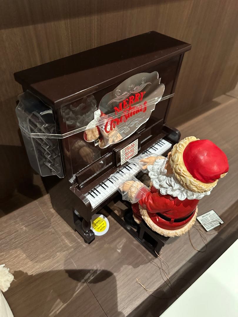 【新品未使用】Sing Along Santa ピアノ人形