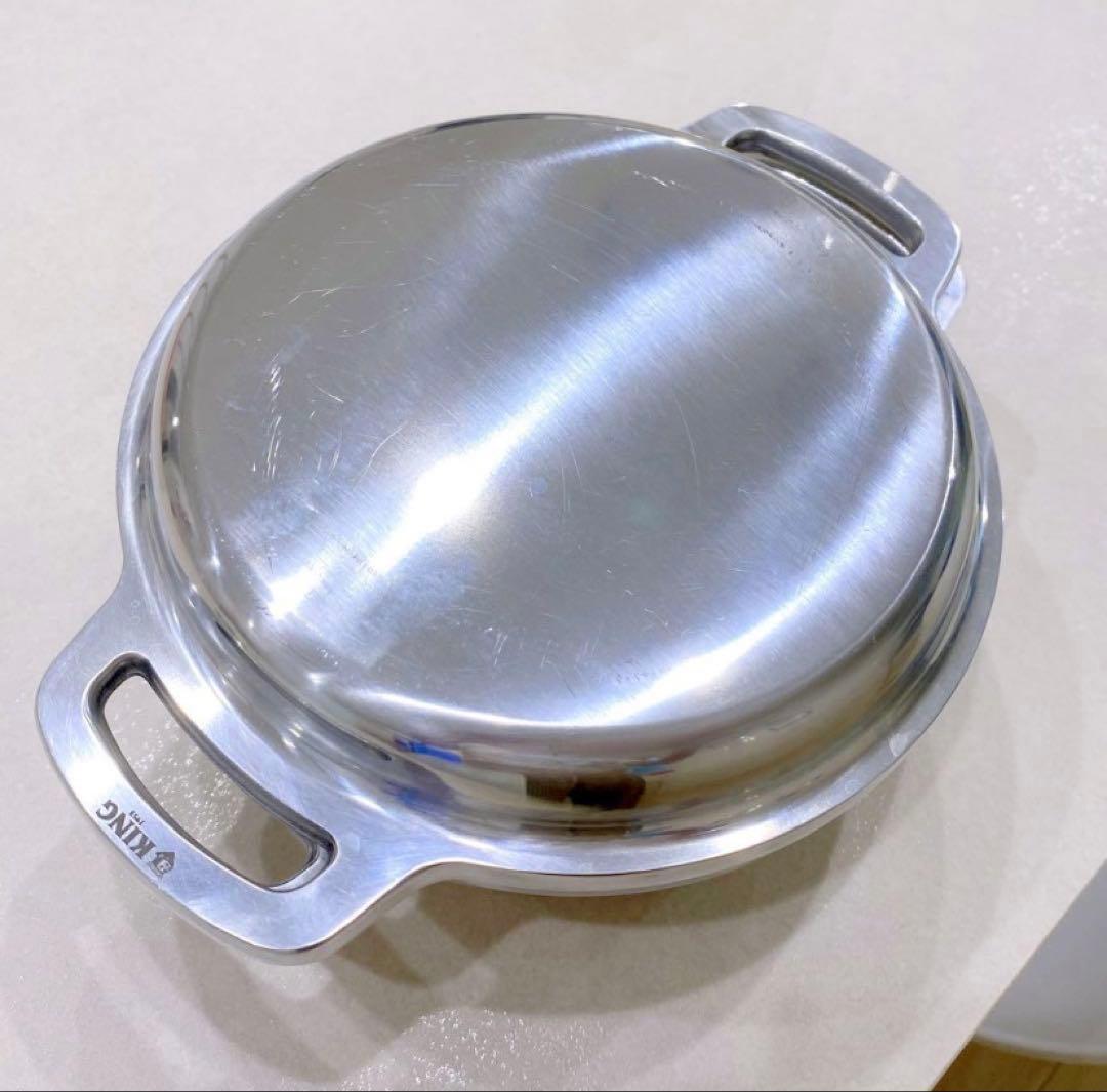 KING 無水鍋 18センチ HAL ムスイ お鍋