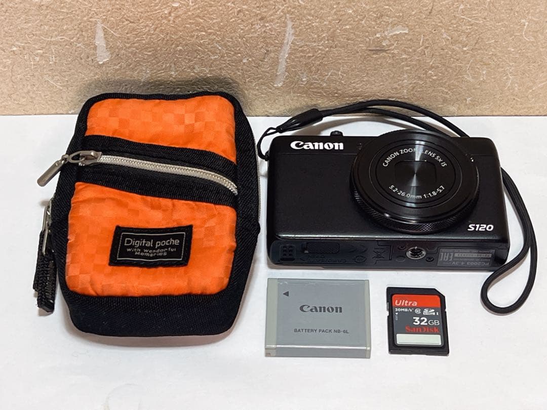 Canon S120 コンパクトデジタルカメラ ブラック
