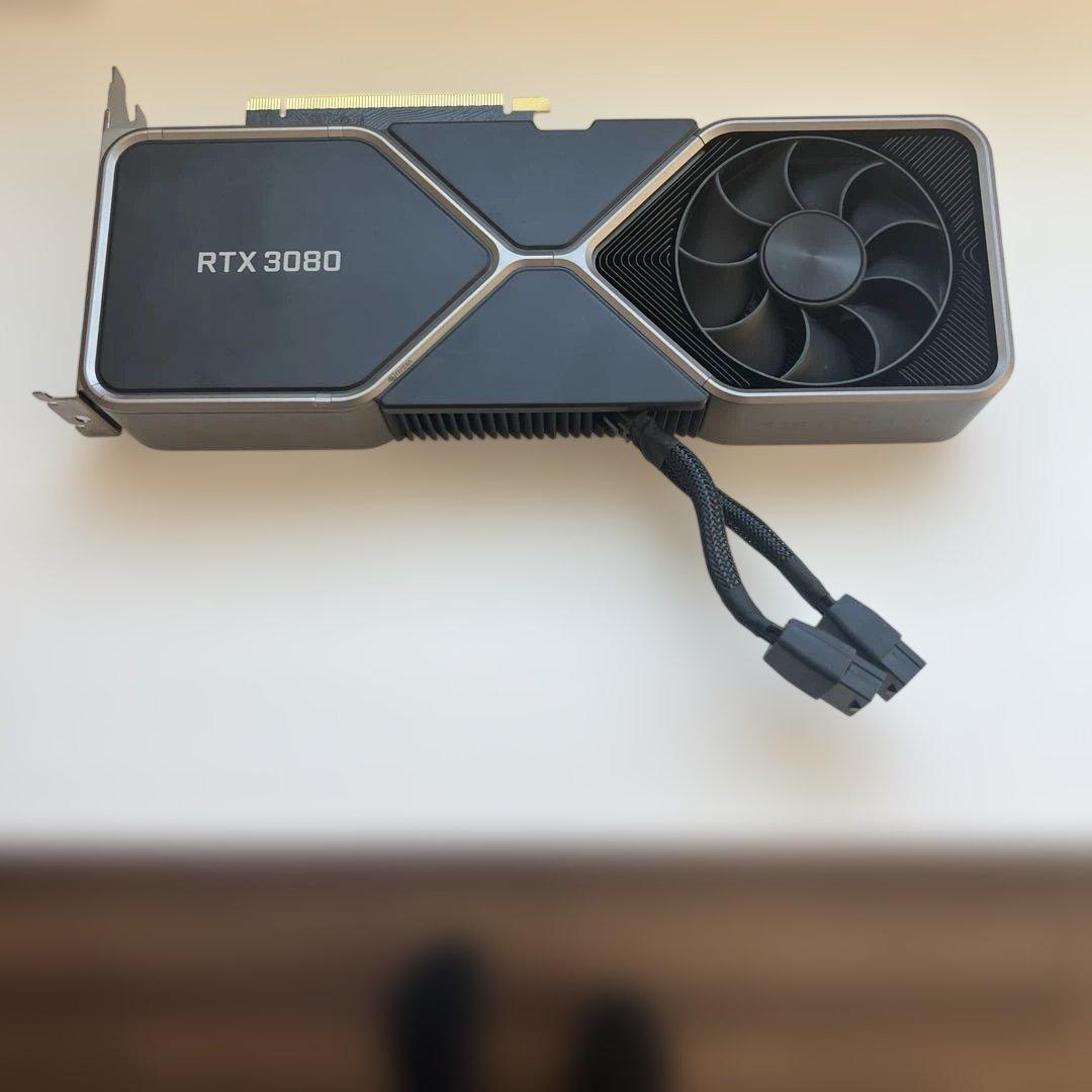 NVIDIA RTX 3080 Founders Edition 動作確認済み