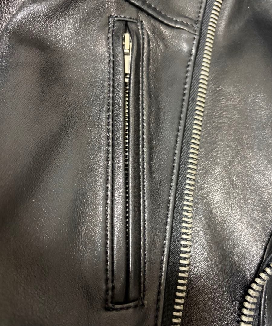 ジャケット・アウター Lounge Lizard HORSE HIDE W RIDERS BLACK2