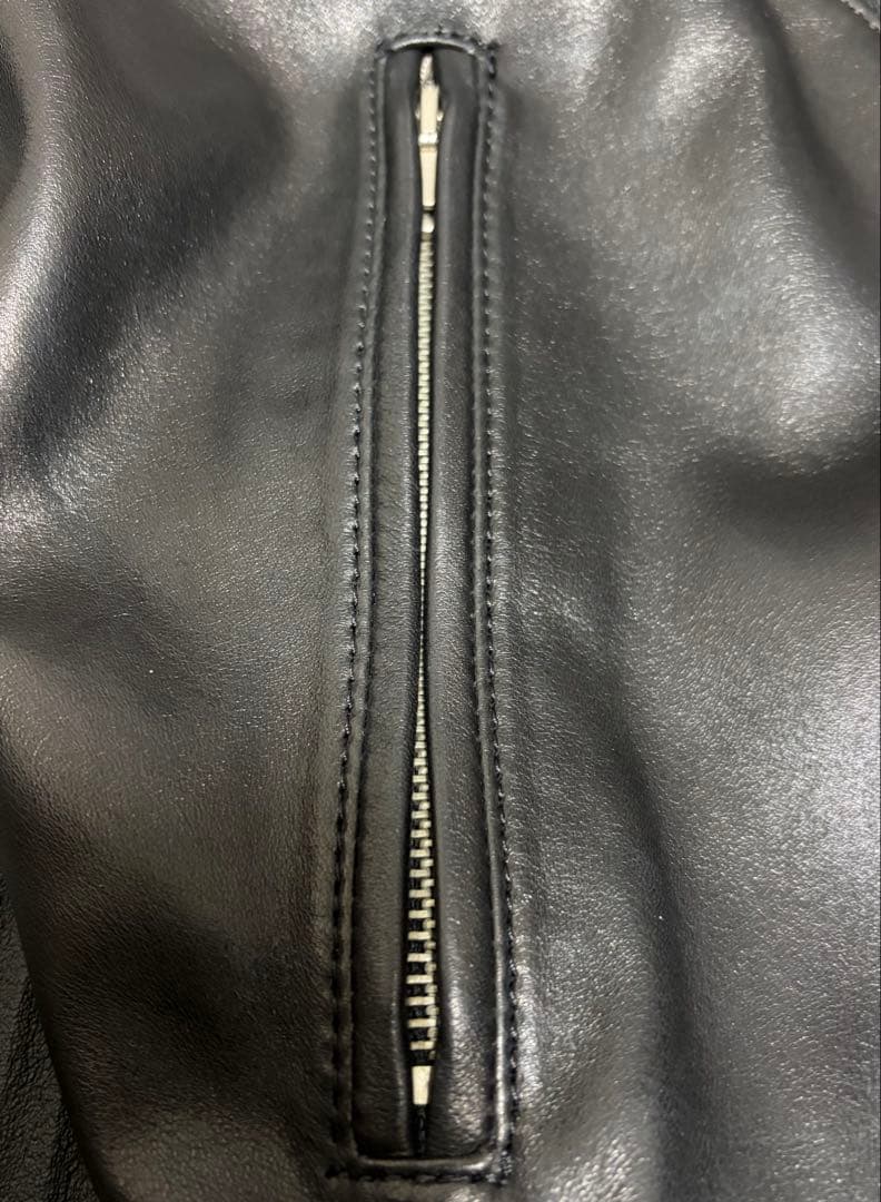 ジャケット・アウター Lounge Lizard HORSE HIDE W RIDERS BLACK2